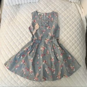 Cocktail Mini Dress Floral Spring